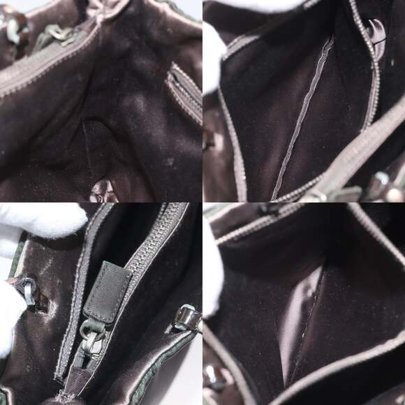 PRADA Hand Bag Nylon Khaki - Picture 12 of 13